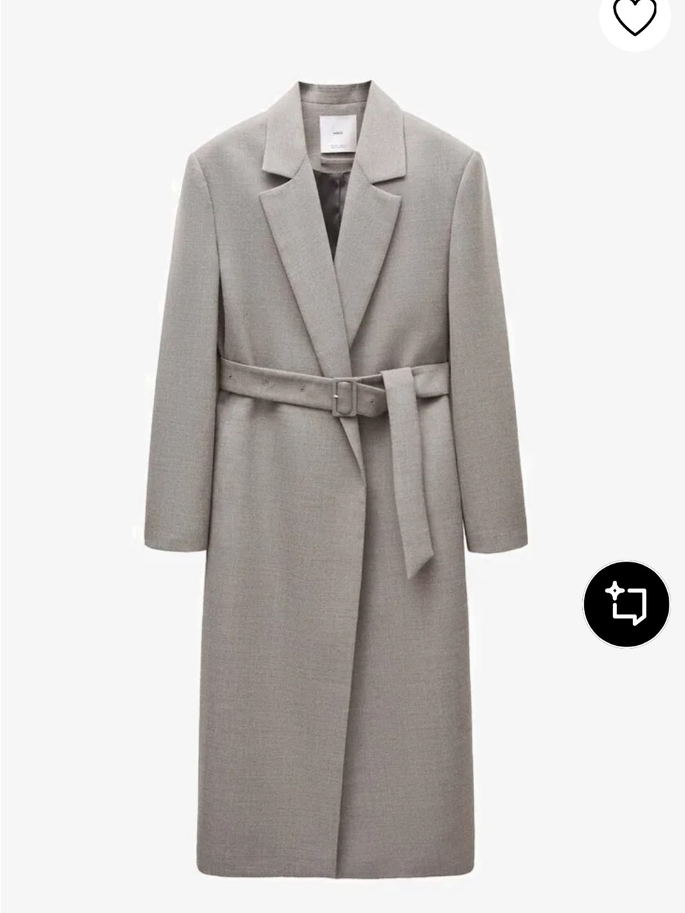 Mango Selection Kyoto Coat in Italian Fabric
